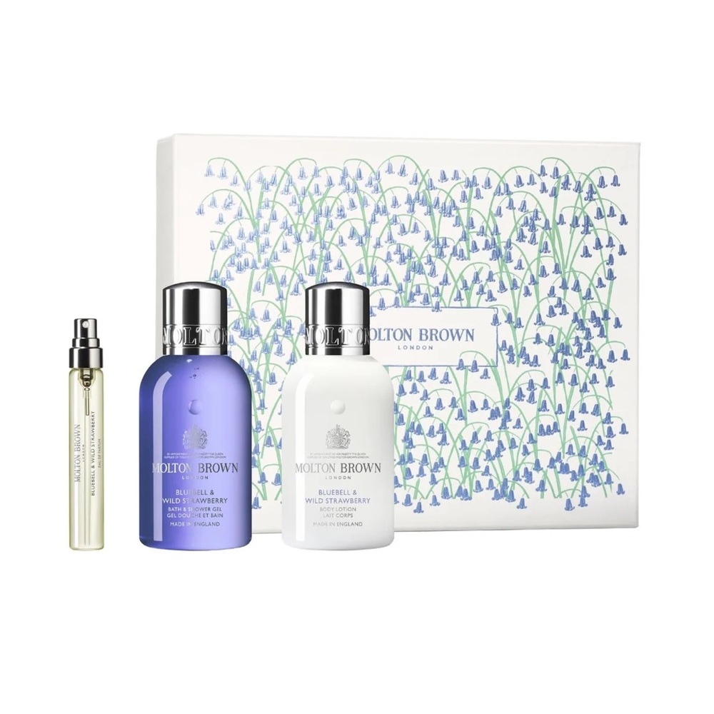 Molton Brown Bluebell & Wild Strawberry Travel Collection Gift Set - Picture 13 of 13